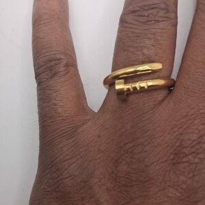 Gold Nail  Ring